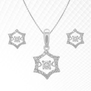 DANCING DIAMONDS PENDANT